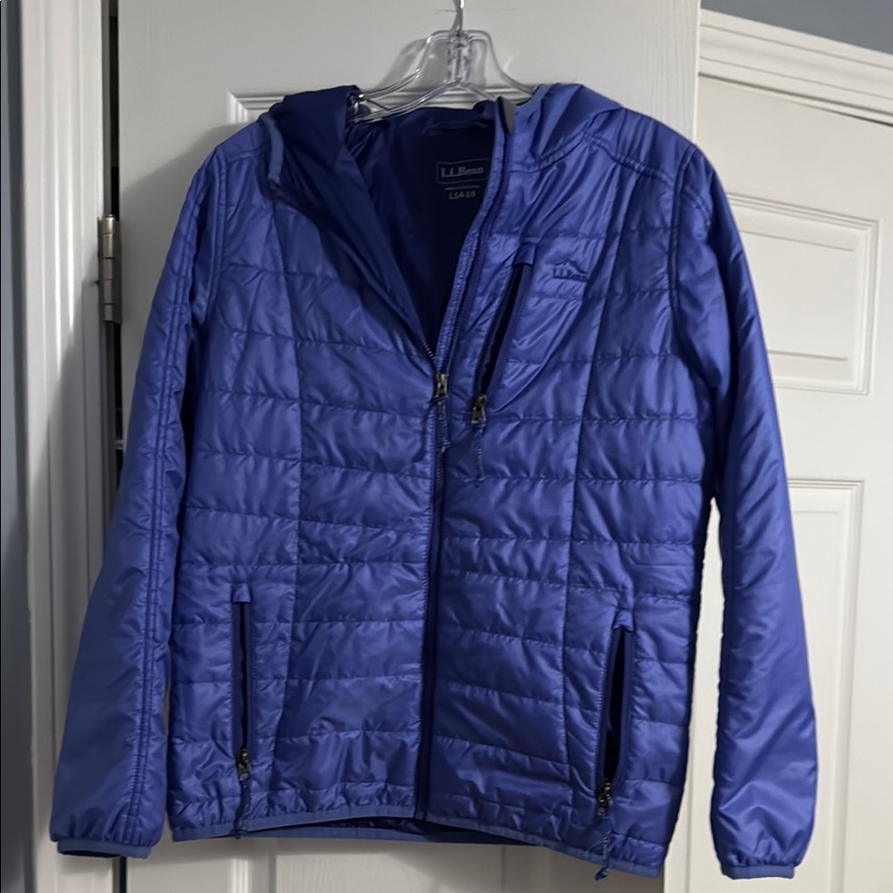 L.L. Bean Kids Vibrant Blue Quilted Puffer Jacket